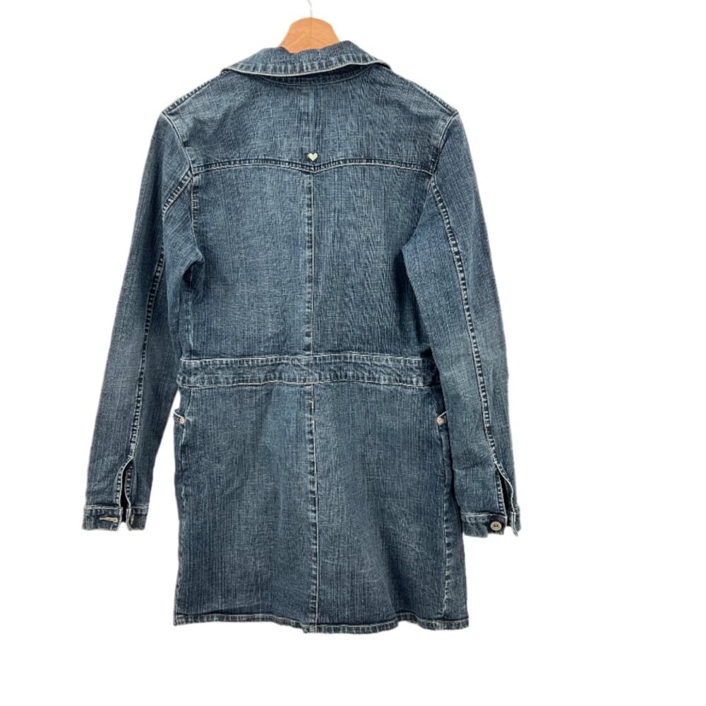 Y2K 725 Denim Long Sleeves Mini Dress - Picture 3 of 5